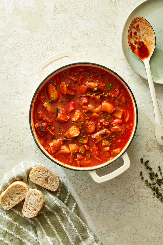 Sausage & lentil casserole 1_gallery